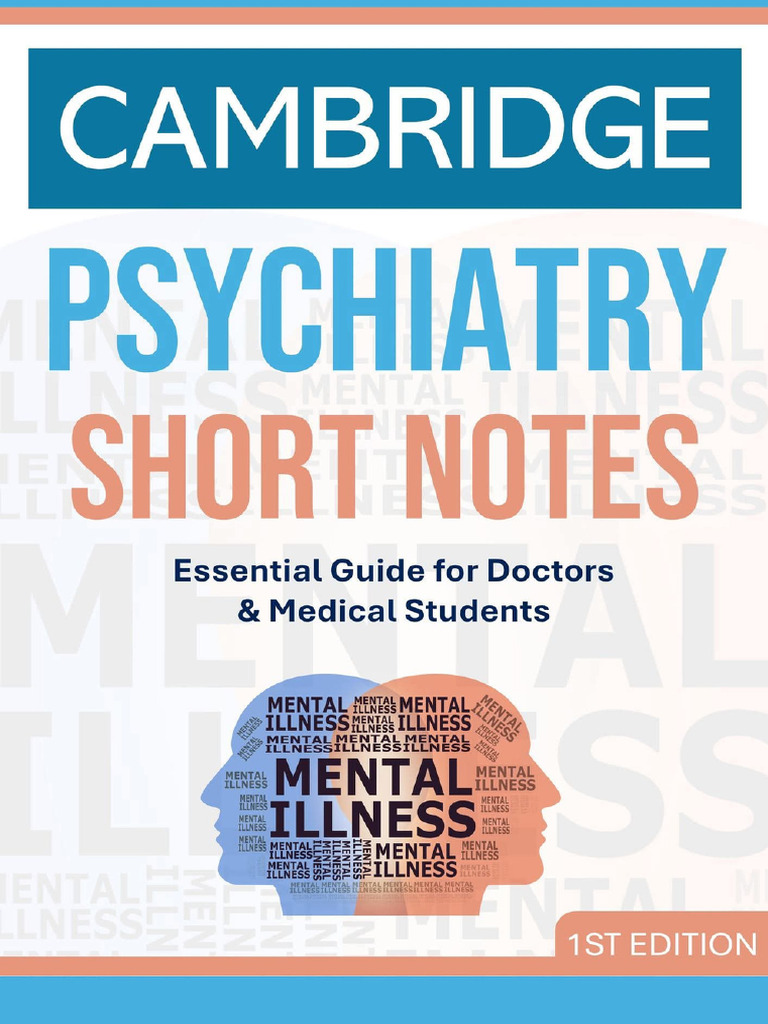 Cambridge Psychiatry Short Notes | PDF