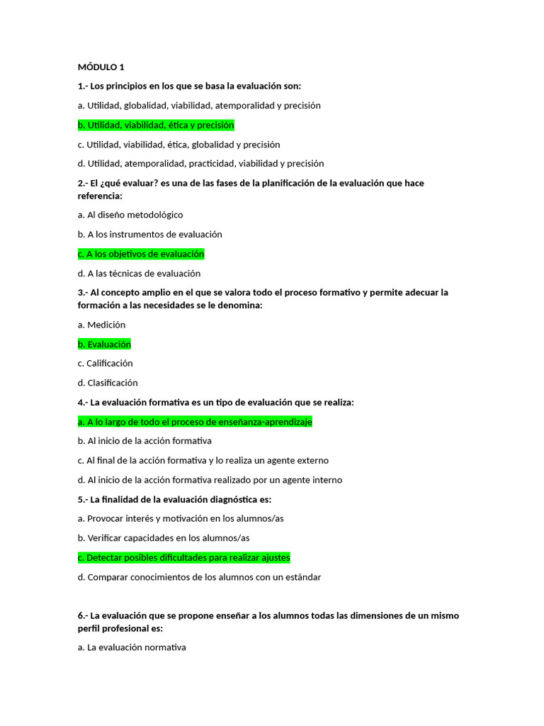 Principios y Tipos de Evaluación Educativa | PDF | Evaluación | Datos