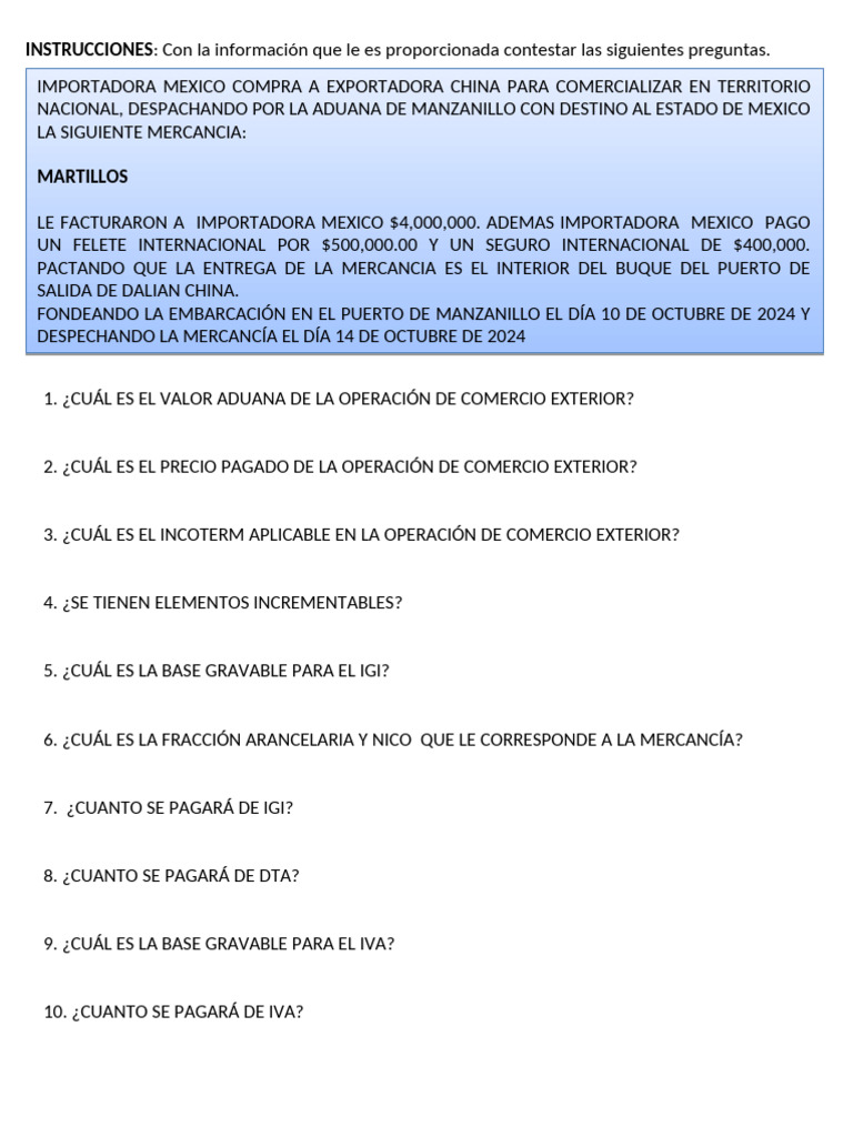 Tarea Clasificaciã N Base Gravable y Cã Lculo de Impuestos | PDF