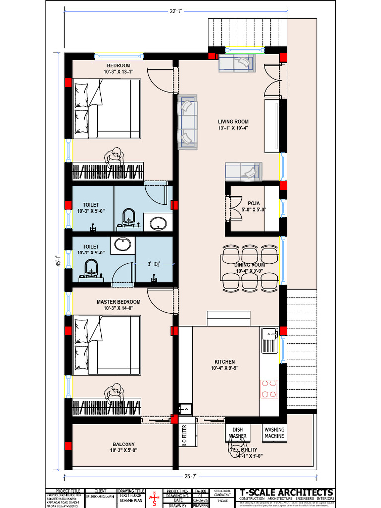First Floor Plan for Proposed Residence | PDF | Home | Room
