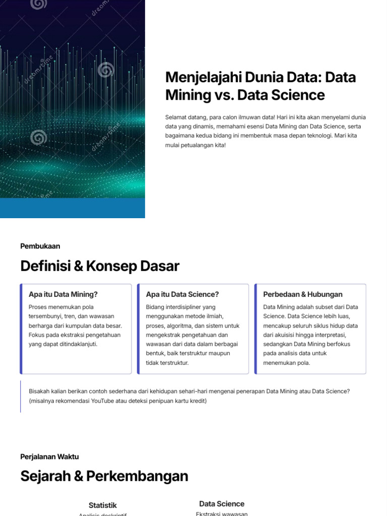 Perbedaan Data Mining dan Data Science | PDF
