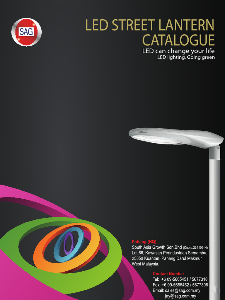 SAG LED Luminaire Specifications Guide | PDF