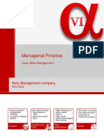 PTMBA2013 Managerial Finance Beta Case