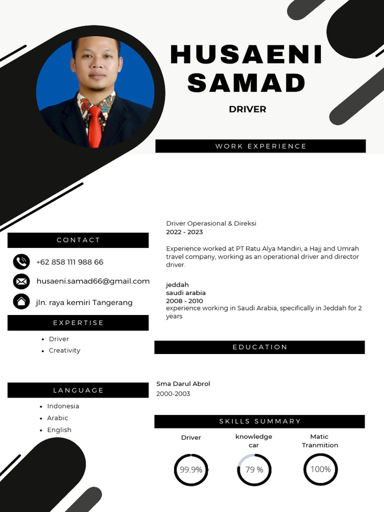 CV Husaeni | PDF