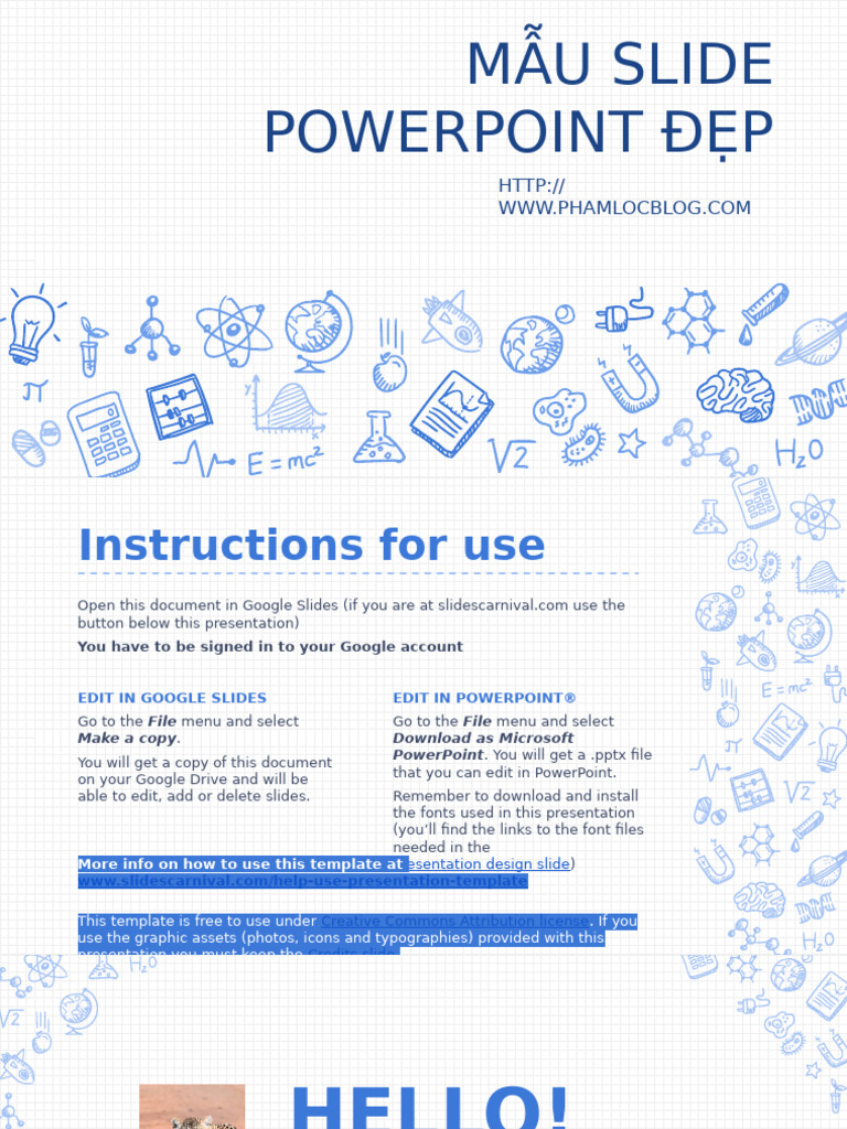 Slide PowerPoint Chon1 | PDF | Color | Blue