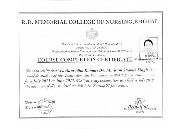 Course Completion Certificate | PDF