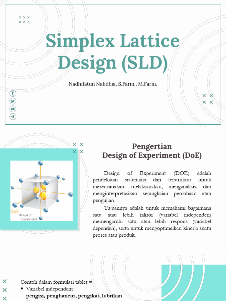 Desain Lattice Simplex dalam DoE | PDF