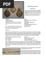 Download How to Wire Wrap a Coin Pendant Tutorial by Beadinggem SN91672366 doc pdf
