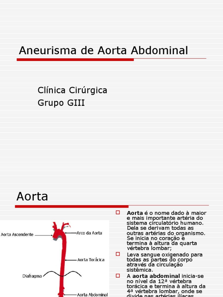 Opções De Tratamento Para O Aneurisma De Aorta Abdominal – AADZQ