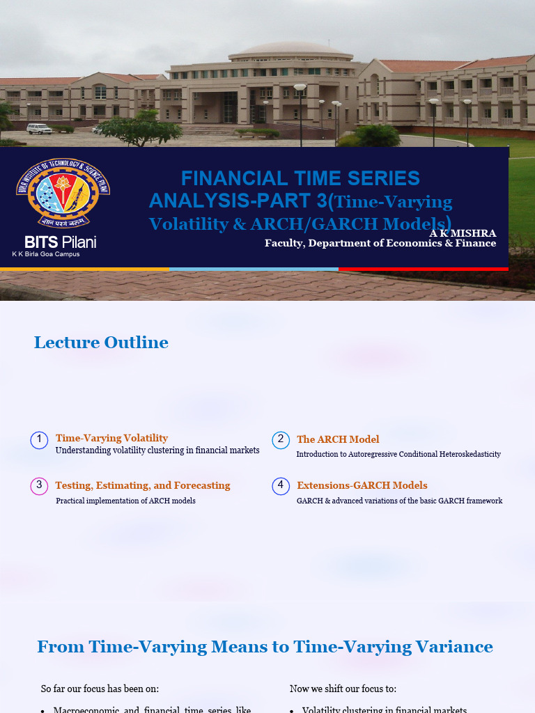 Topic 4 Time Series Analysis Part 3 Shared Pdf Autoregressive