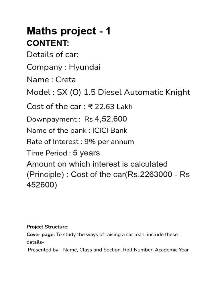 Math Project 1 | PDF