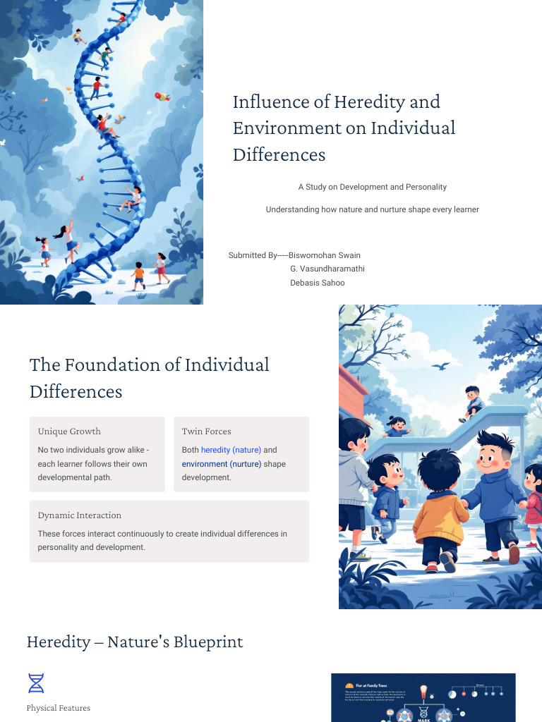 Heredity vs. Environment in Learning | PDF | Nature Versus Nurture ...