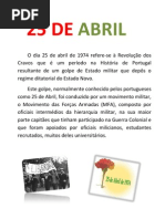 O 25 de abril