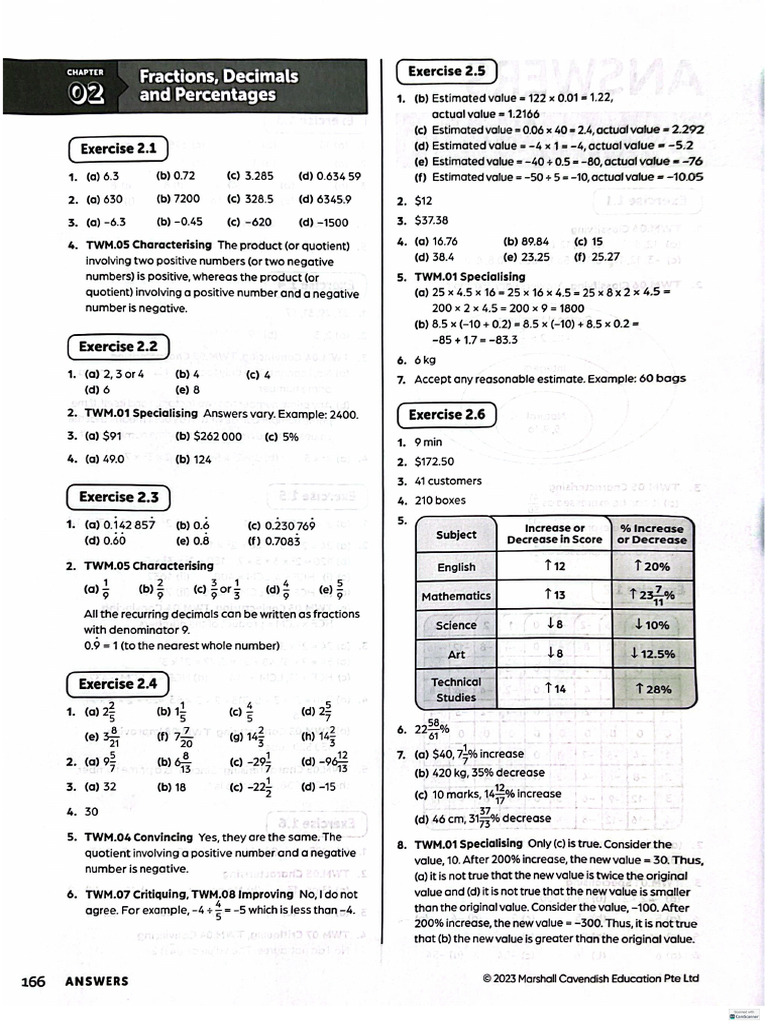 Math 8 Workbook 2 | PDF