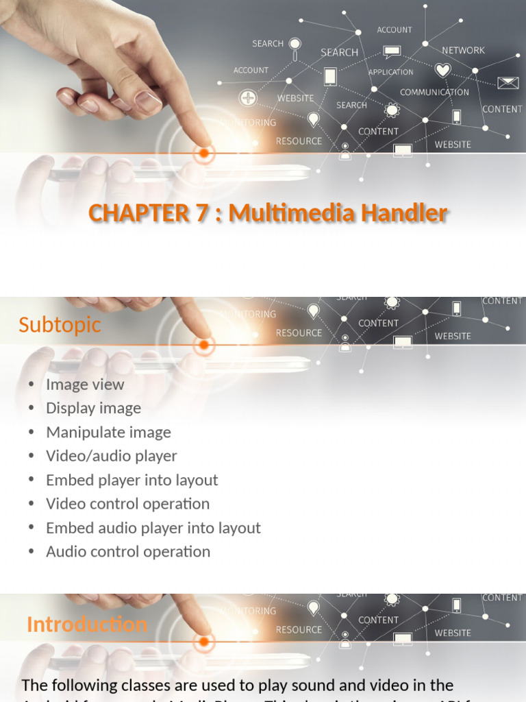 Chapter 7 - Multimedia Handler | PDF | Android (Operating System ...