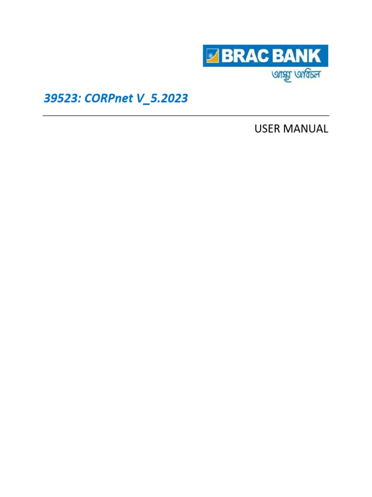 CORPnet User Manual V5.2023 | PDF | Debit Card | Password