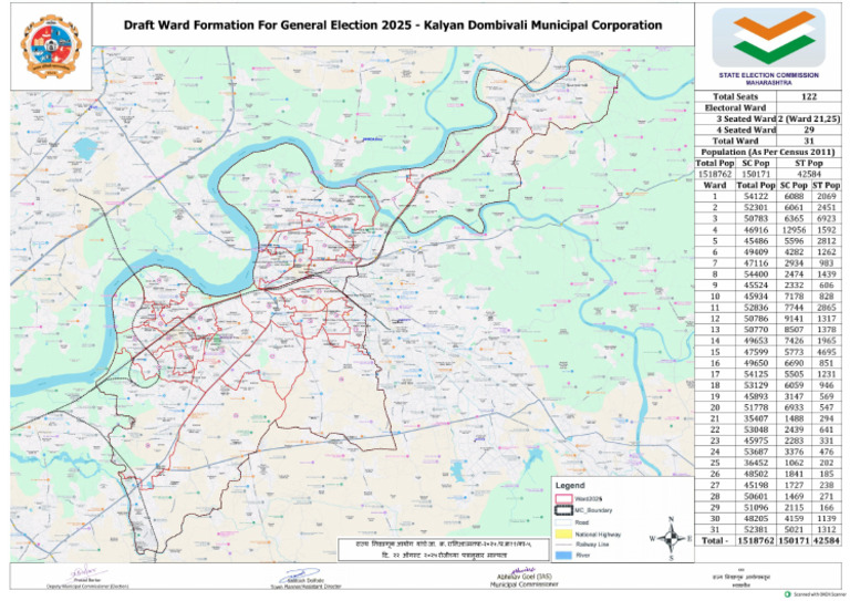 KDMC Draft Map A0 Road | PDF