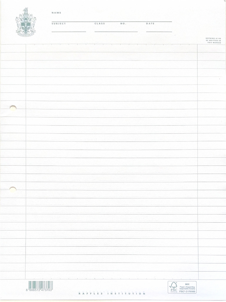 Foolscap Paper (English) | PDF