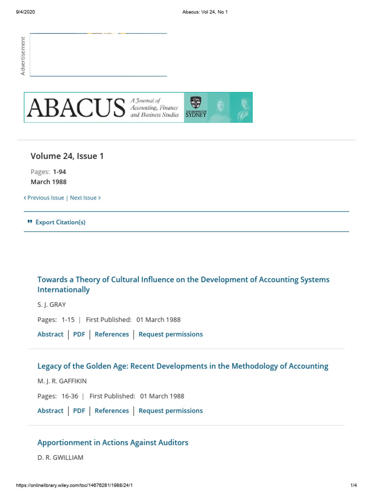Accounting Systems and Cultural Influence | PDF | Value (Ethics ...