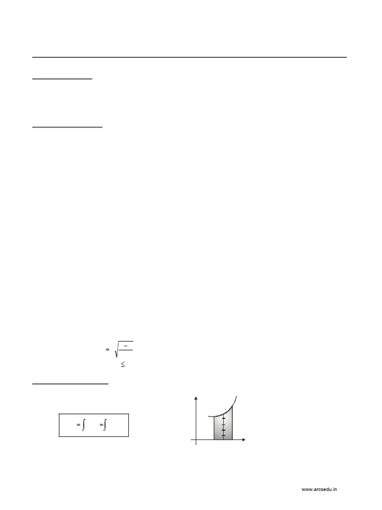 Integral Applications for Area Calculation | PDF | Area | Cartesian ...