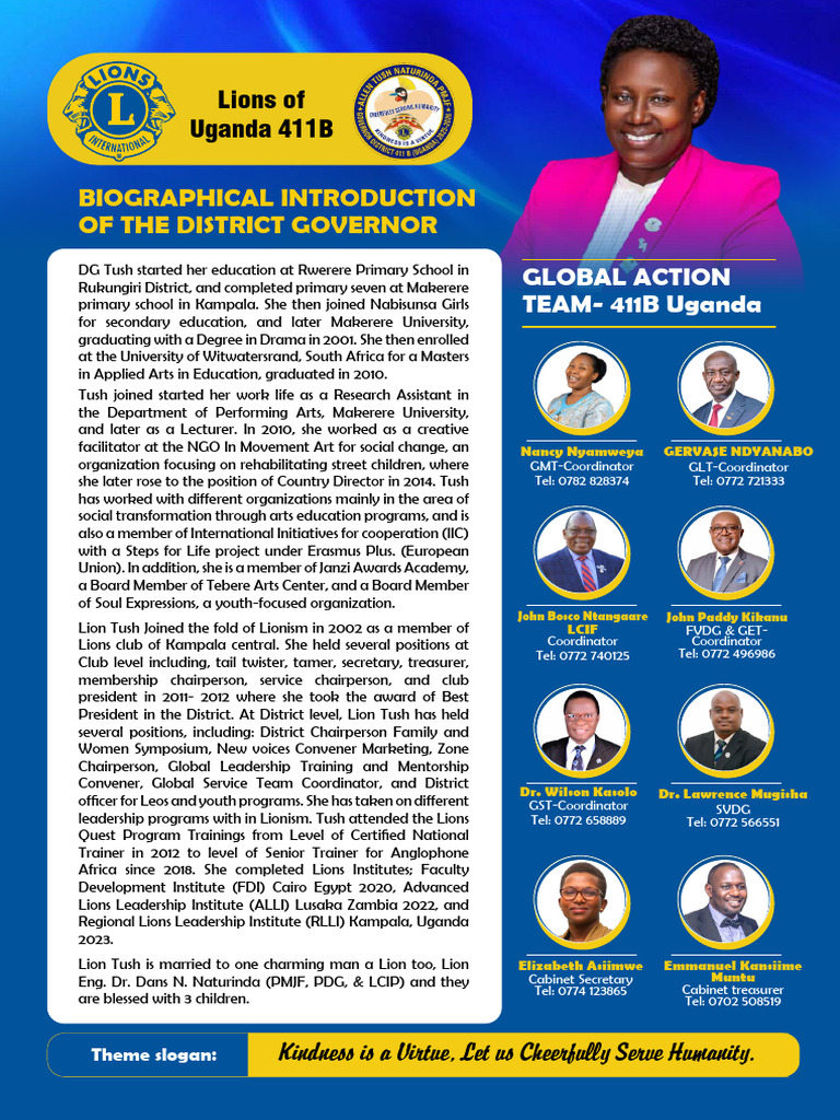 Biographical Introduction of The District Governor | PDF