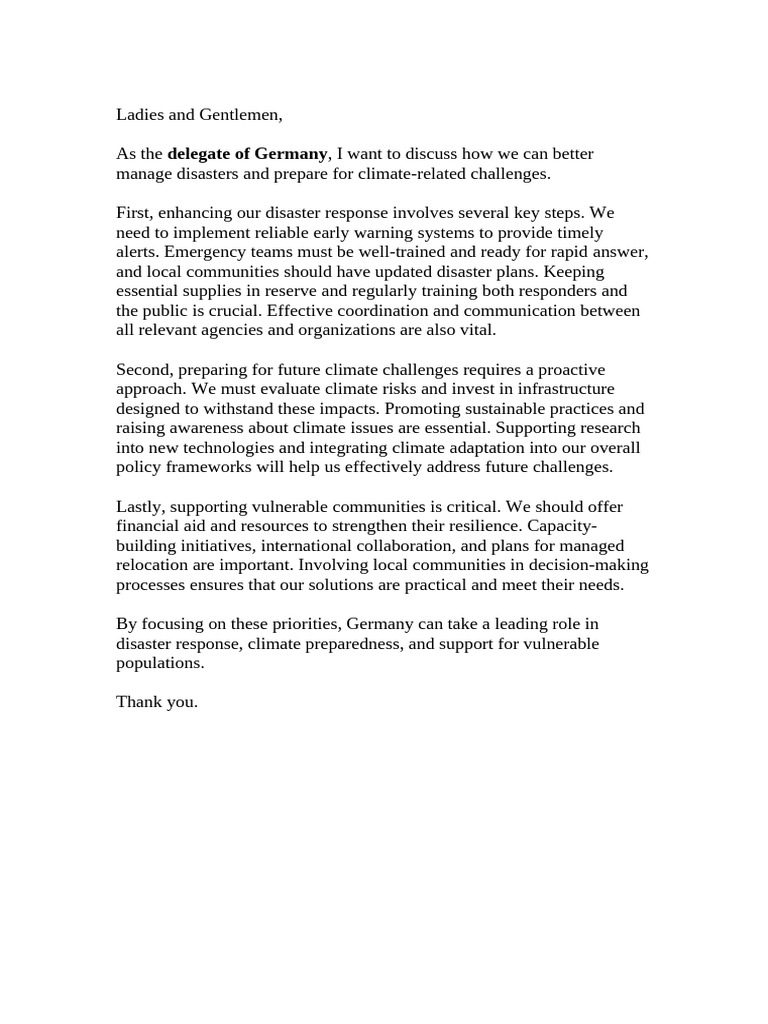 GSL Speech | PDF