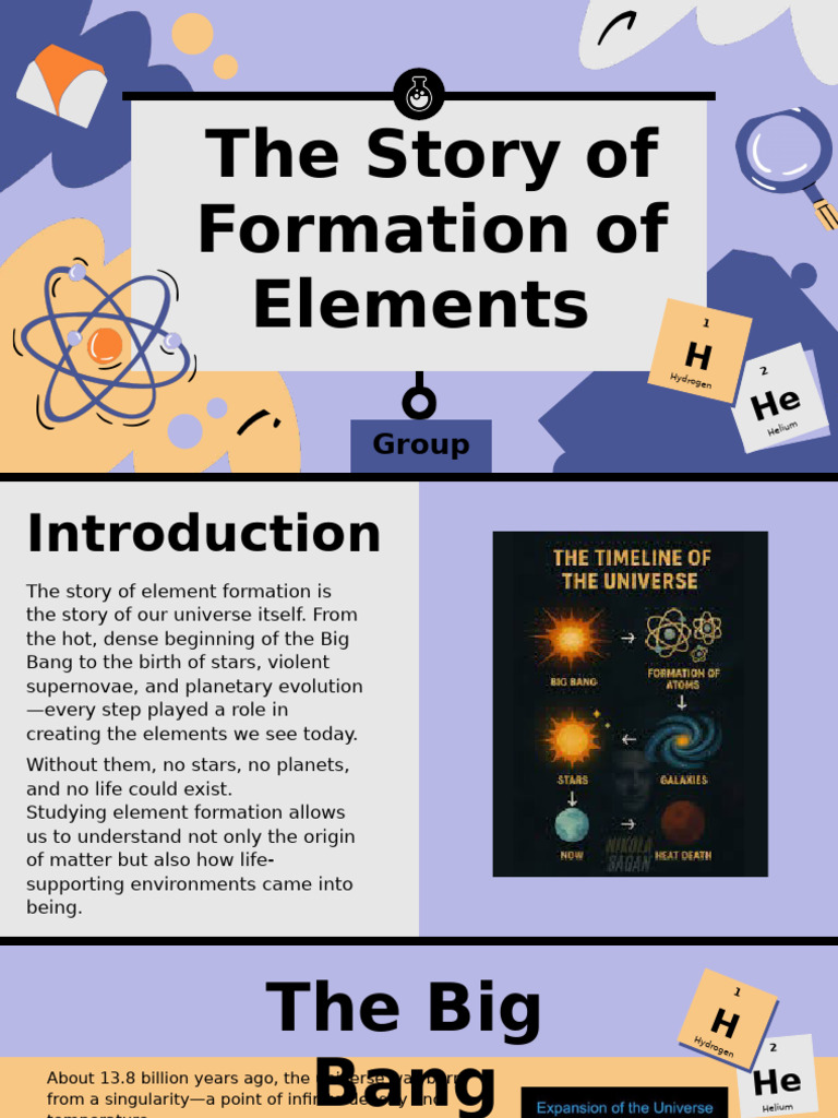 The Story of Formation of Elements - 20250823 - 124239 - 0000 | PDF ...