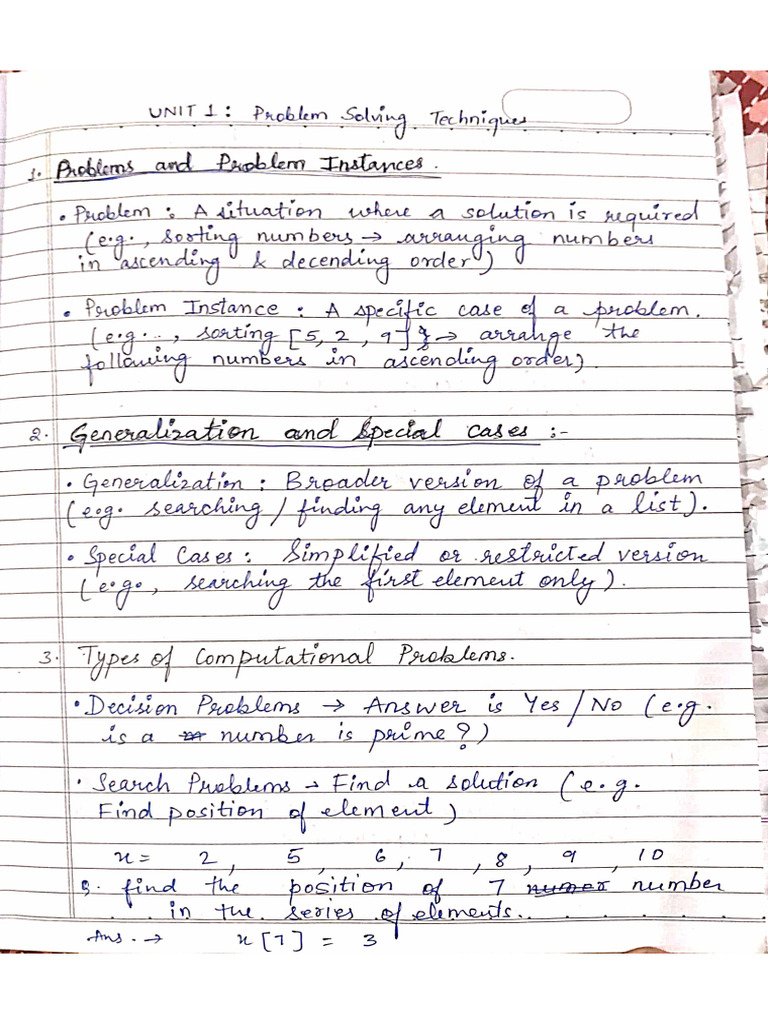 Class 1 Notes - PST | PDF