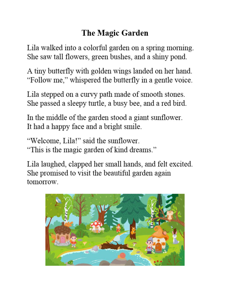 Lila's Adventure in the Magic Garden | PDF