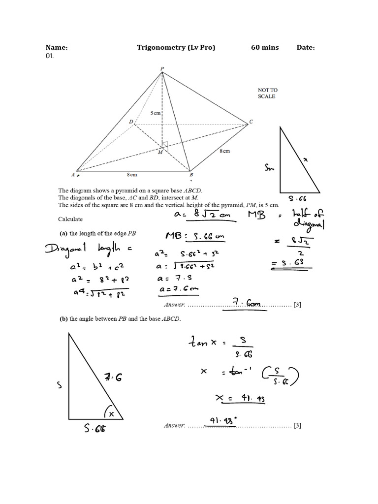 Trigonometry Lv2 1 | PDF