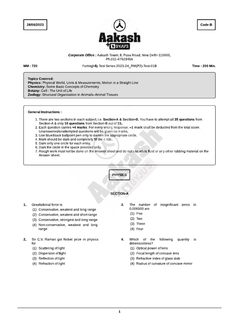 FT 01 QP | PDF