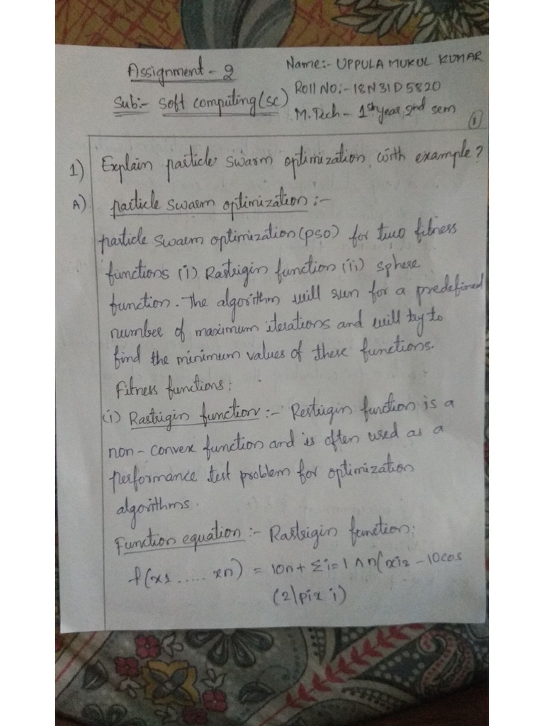 18n31d5820 SC Assignment 2 PDF | PDF
