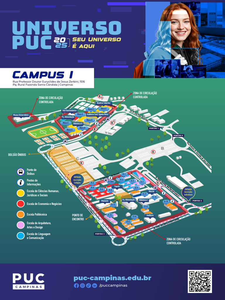 Mapa do Campus I da PUC Campinas | PDF | Ciências da Saúde | Sistema de ...