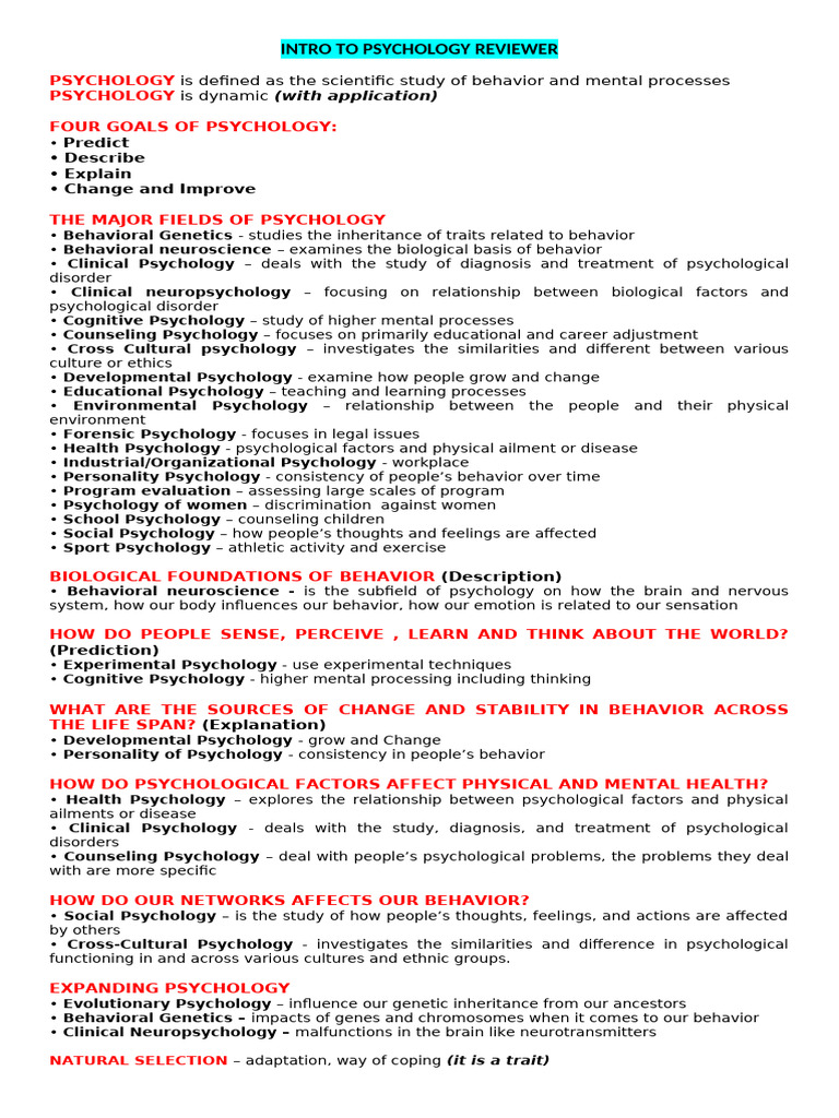 Structuralism in Psychology Explained | PDF | Psychology | Behavioral ...