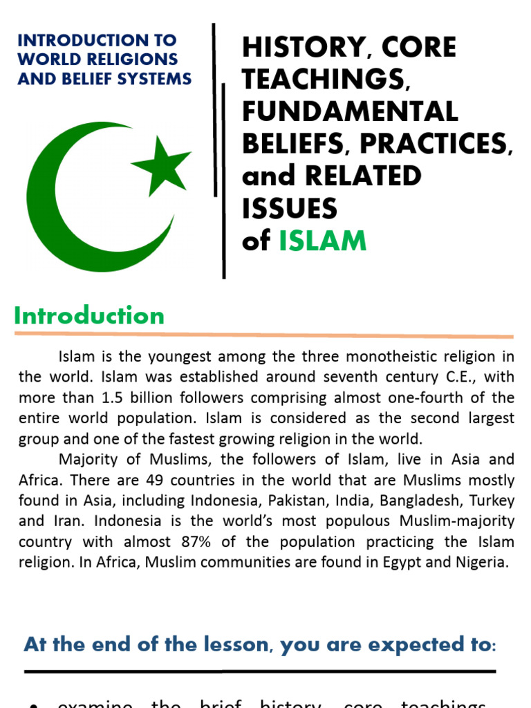 Overview of Islam: History and Beliefs | PDF | Surah | Muhammad