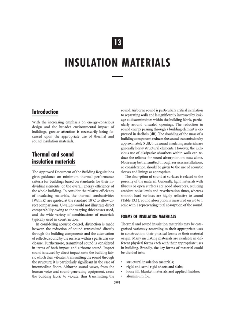 Insulation Materials | PDF