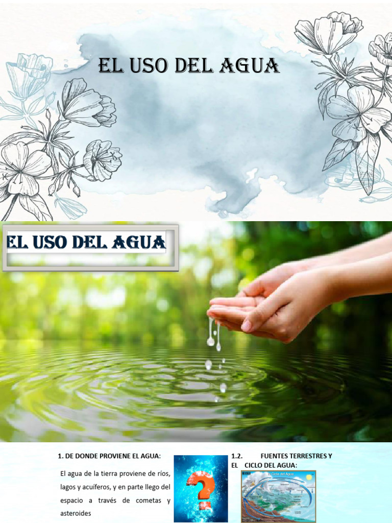 Medio Ambien Investigacion 2 El Uso Del Agua | PDF | Agua | La ...