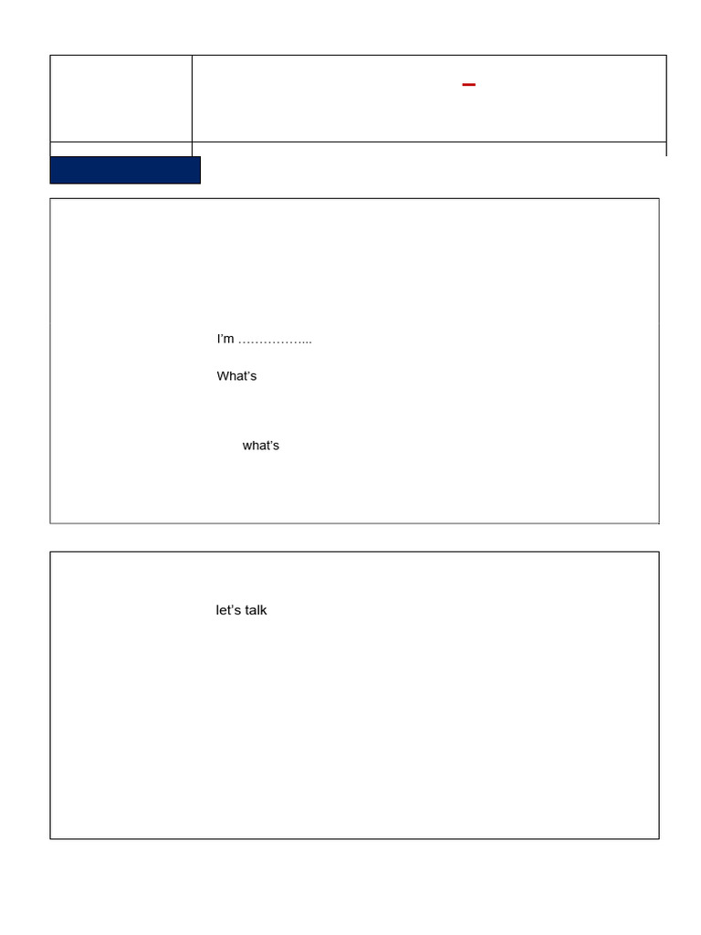 Grade 6 Speaking Test Guidelines | PDF