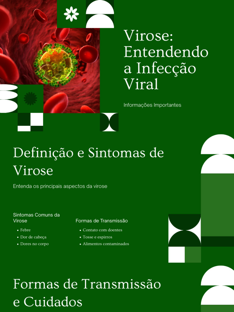 Sintomas e Cuidados com Virose | PDF