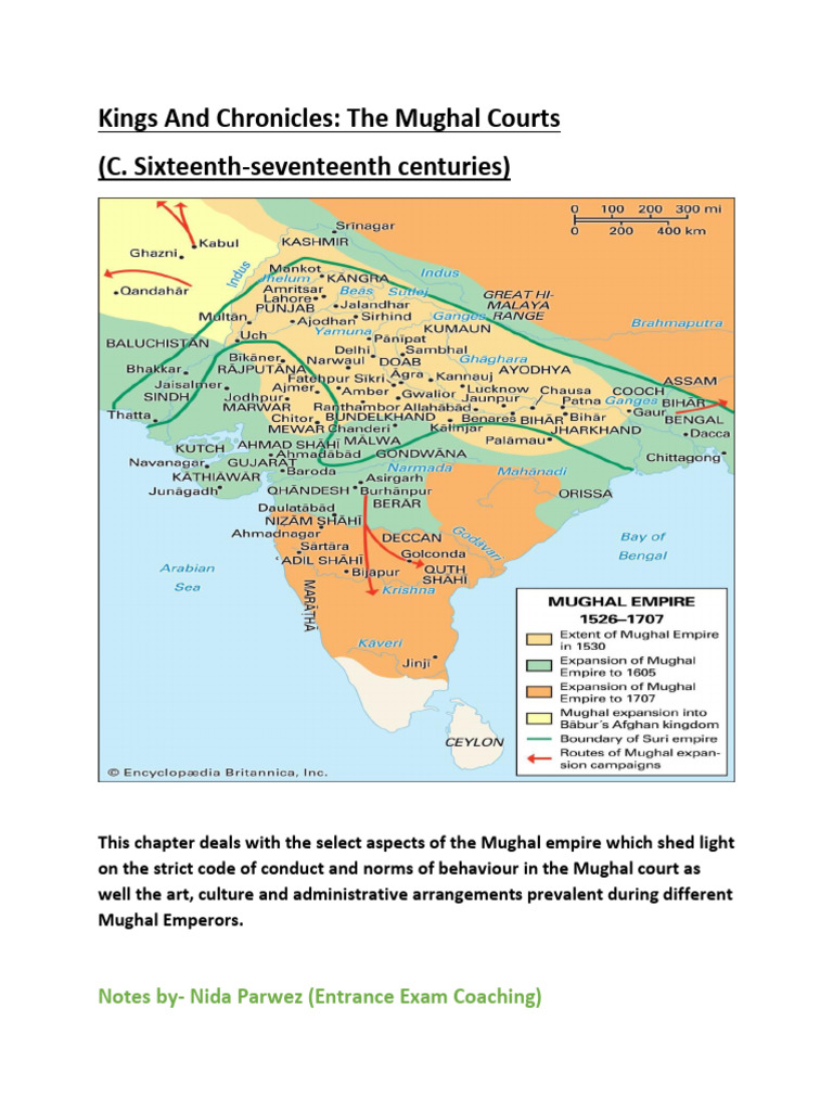 History @chapter 09 | PDF | Mughal Empire