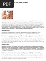 Tudo sobre os métodos para evitar gravidez