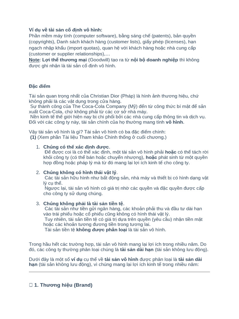 Intangible | PDF