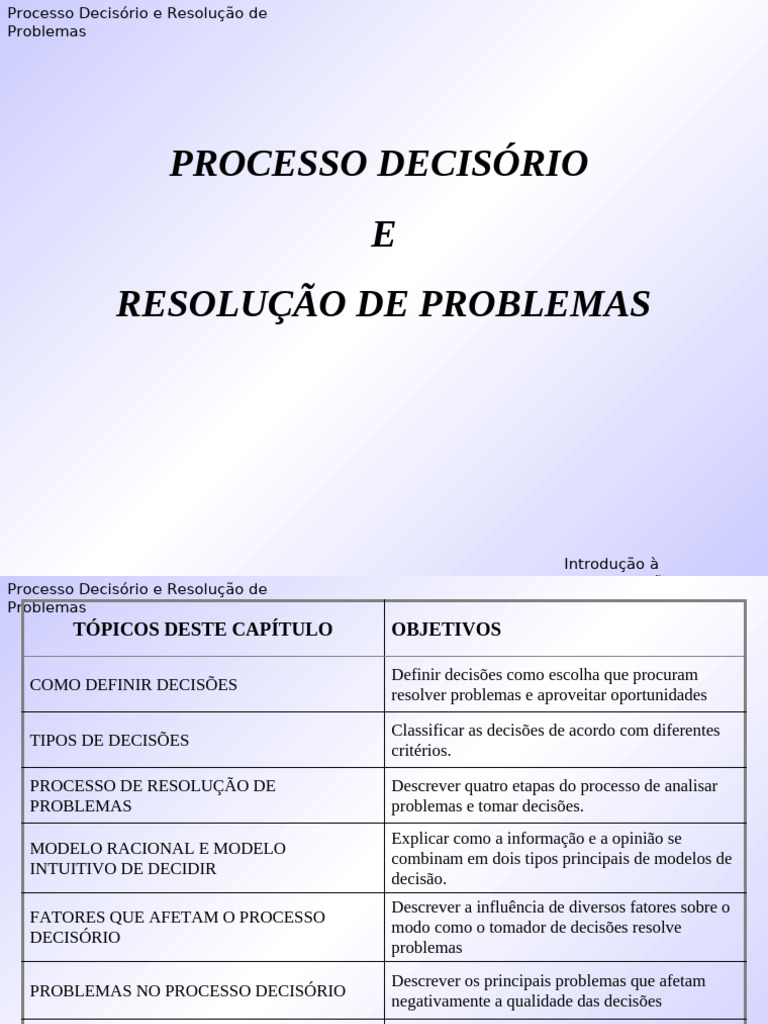 Capítulo 5 - Processo Decisório (Cópia em Conflito de Usuario 2016-04 ...