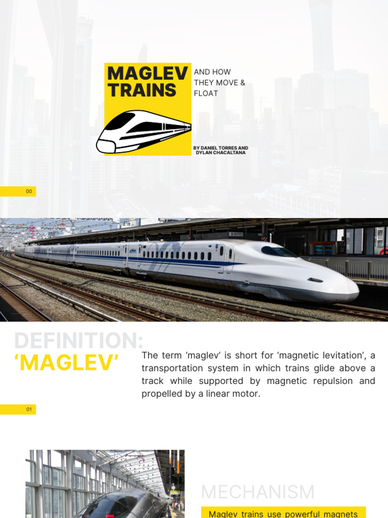 Maglev Trains and How They Move & Float | PDF | Train | Vehicles