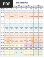 Emploi du temps CE1 CE2 2025-2026 | PDF | la communication | Linguistique