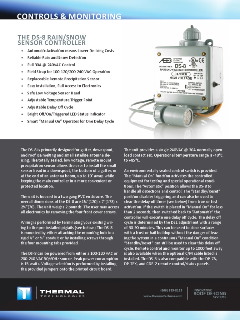 DS-8 Controller Specifications and Features | PDF