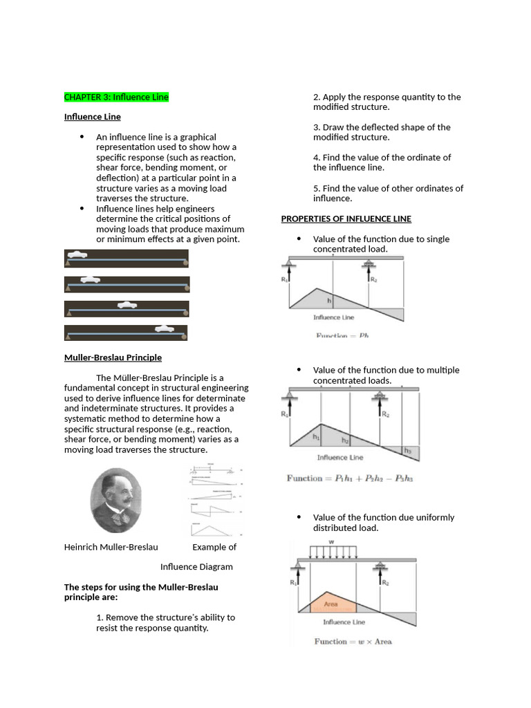 Understanding Influence Lines in Structures | PDF