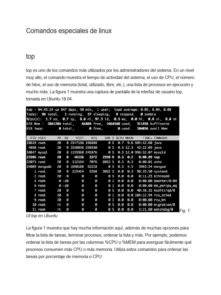 Comandos Esenciales de Linux para Administradores | PDF | Red de ...