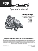Download  Cub Cadet User Manual LT1042-LT1045-LT1046-LT1050 by infrench SN91691379 doc pdf