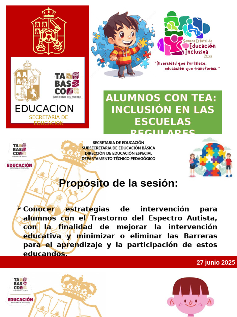 Inclusión de Alumnos con TEA en Escuelas | PDF | Autismo | Inclusión ...